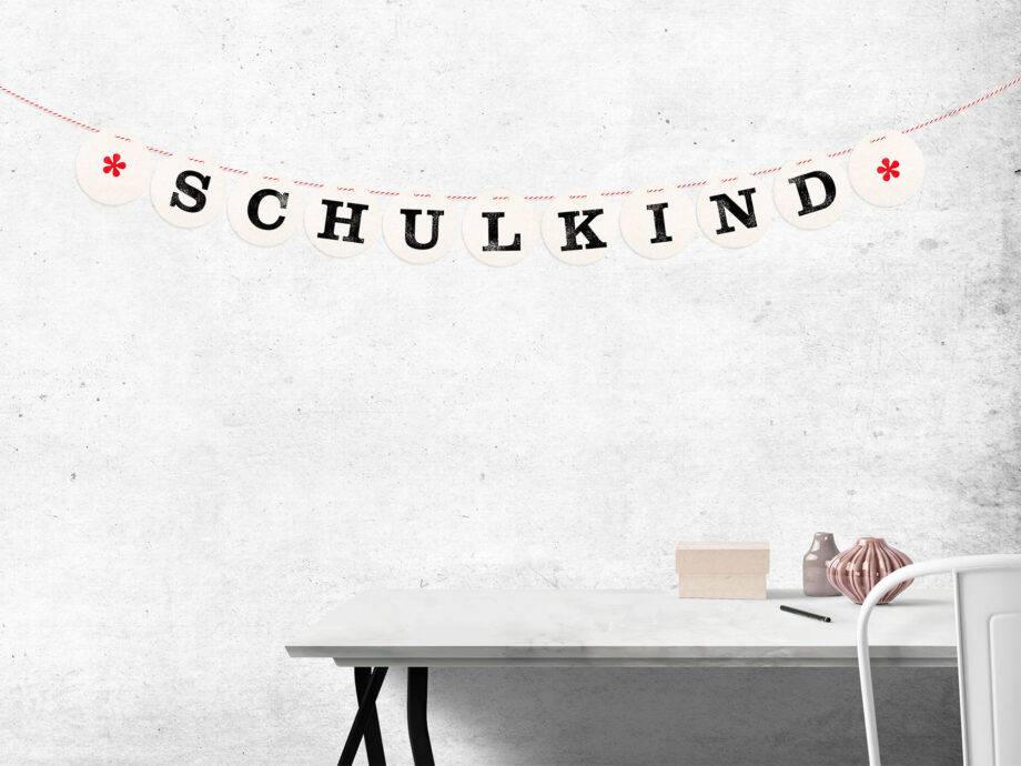 Renna Deluxe SCHULKIND Girlande für die Einschulung Party-Deko Angebote