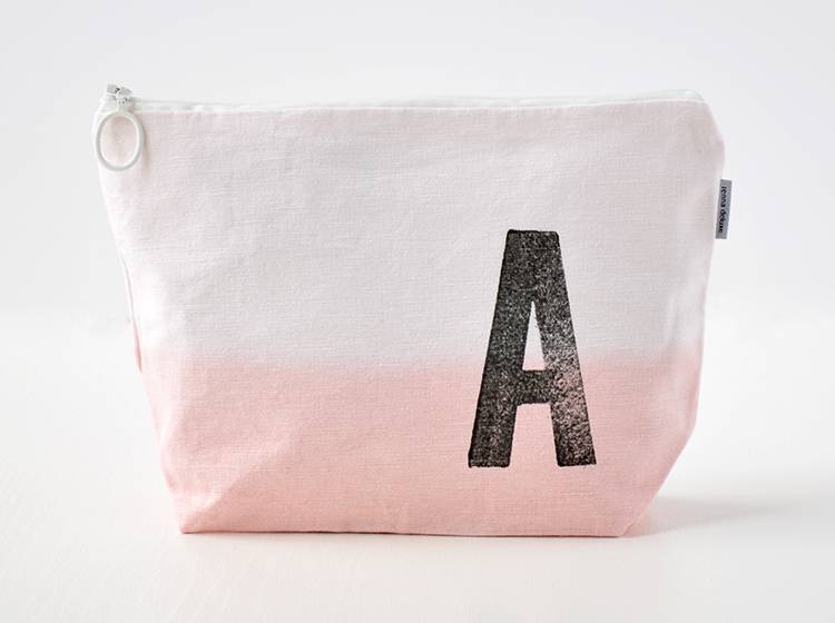 Renna Deluxe Kulturtasche ROSA mit Monogramm personalisiert Online Shopping