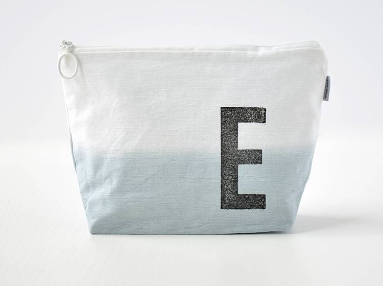 Renna Deluxe Kulturtasche GRAU mit Monogramm personalisiert Exklusivangebot