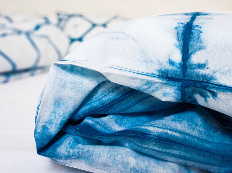 Renna Deluxe Shibori Bettwäsche handgefärbt Preisnachlass