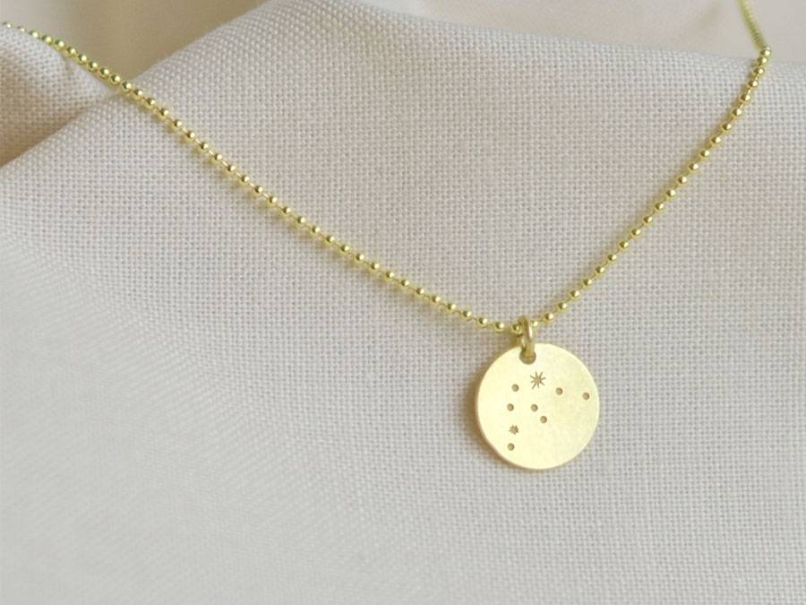 Renna Deluxe WASSERMANN Sternzeichen Kette Gold Tiefpreis
