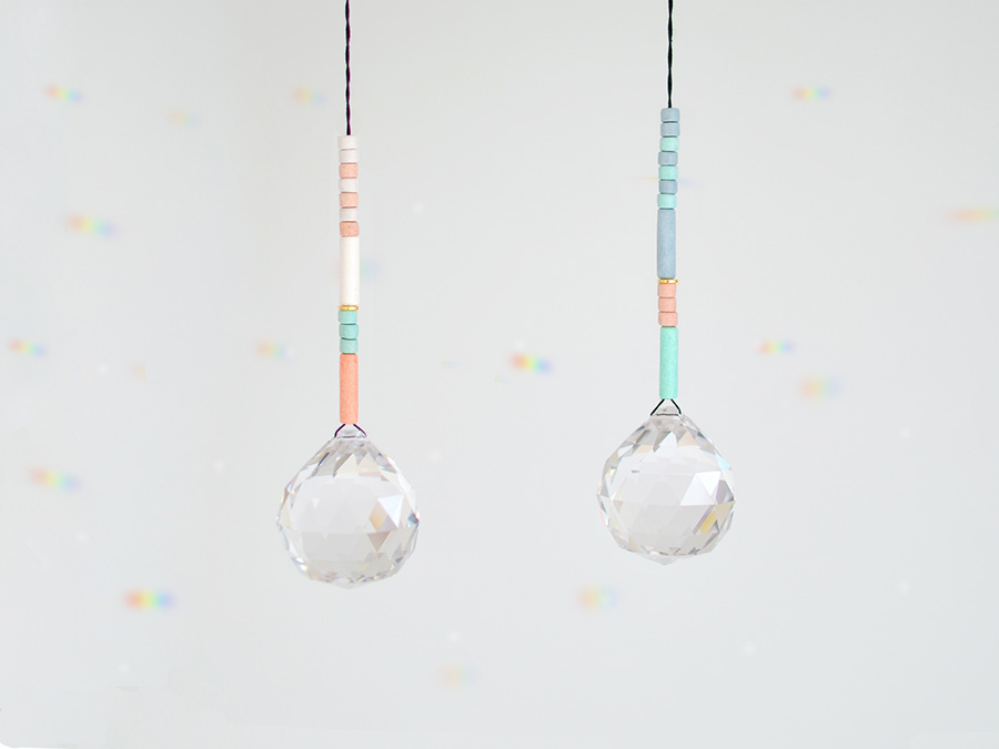 Renna Deluxe SUNCATCHER Rosa Grau Korall Angebote