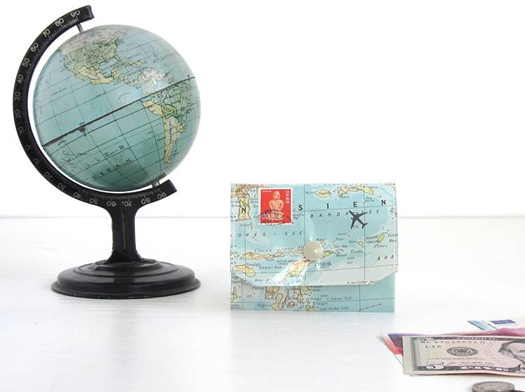 Renna Deluxe Atlas Portemonnaie aus Landkarten Limitierter Zeitrabatt