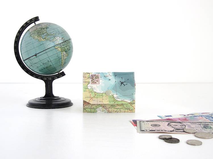 Renna Deluxe Atlas Portemonnaie aus Landkarten Limitierter Zeitrabatt