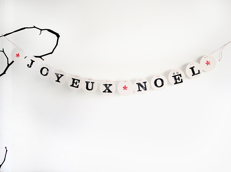 Renna Deluxe JOYEUX NOËL Girlande Fabrik Onlineshop