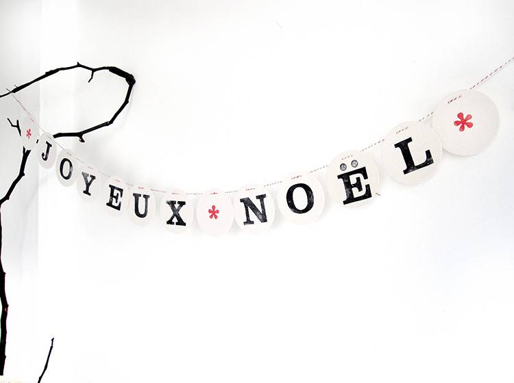 Renna Deluxe JOYEUX NOËL Girlande Fabrik Onlineshop
