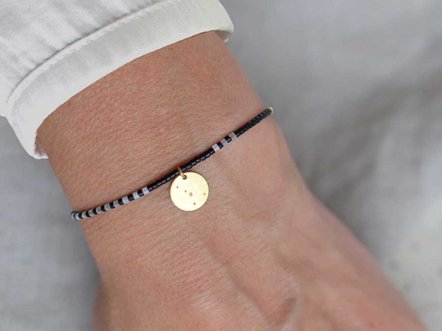 Renna Deluxe KREBS Sternzeichen Armband Gold Großer Ausverkauf