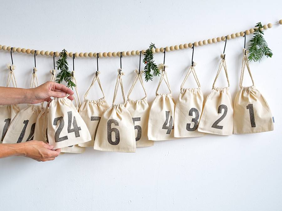 Renna Deluxe Nachhaltiger Adventskalender aus Bio-Baumwolle Osterangebot
