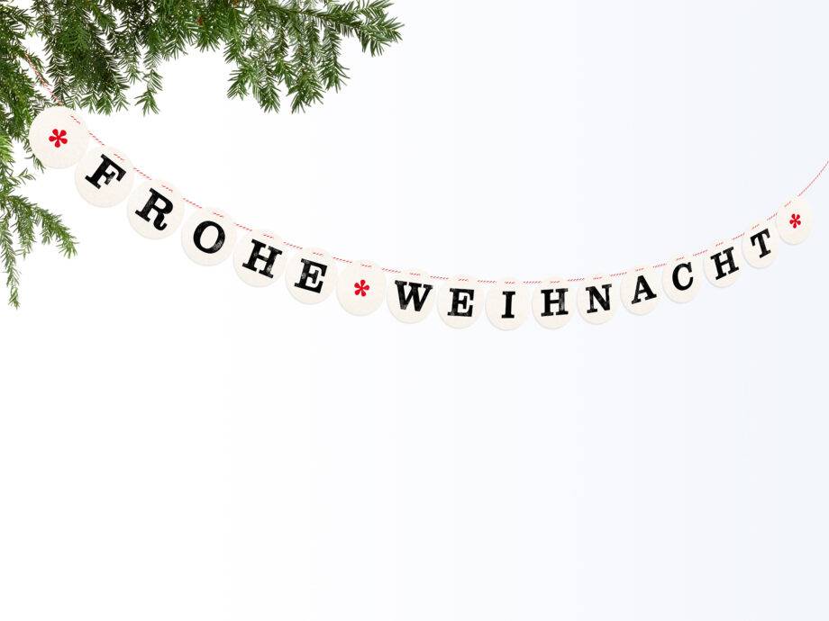 Renna Deluxe Frohe Weihnacht Girlande Online Outlet