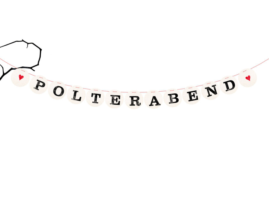 Renna Deluxe Polterabend Girlande für die Hochzeit Neuheiten