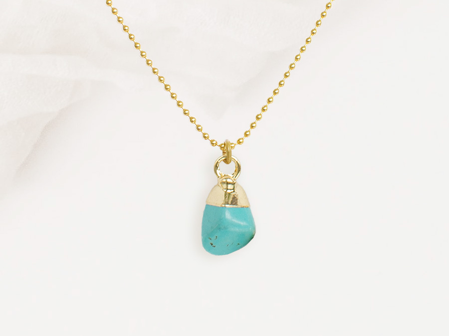 Renna Deluxe GEBURTSSTEIN Dezember Kette Gold Vierteljährliche Förderung