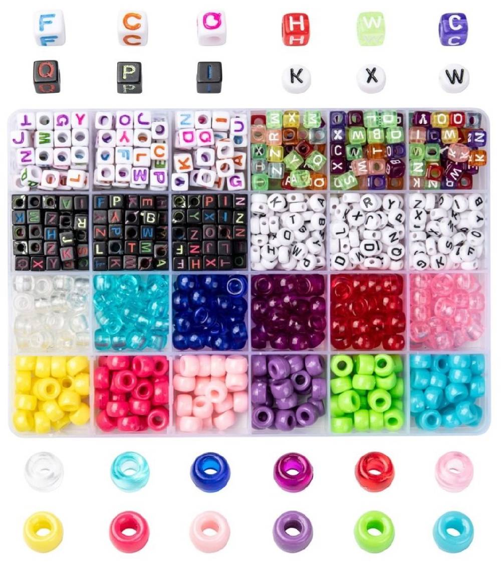 Sadingo Acrylperlen Set mit Aufbewahrungsbox Neuheiten