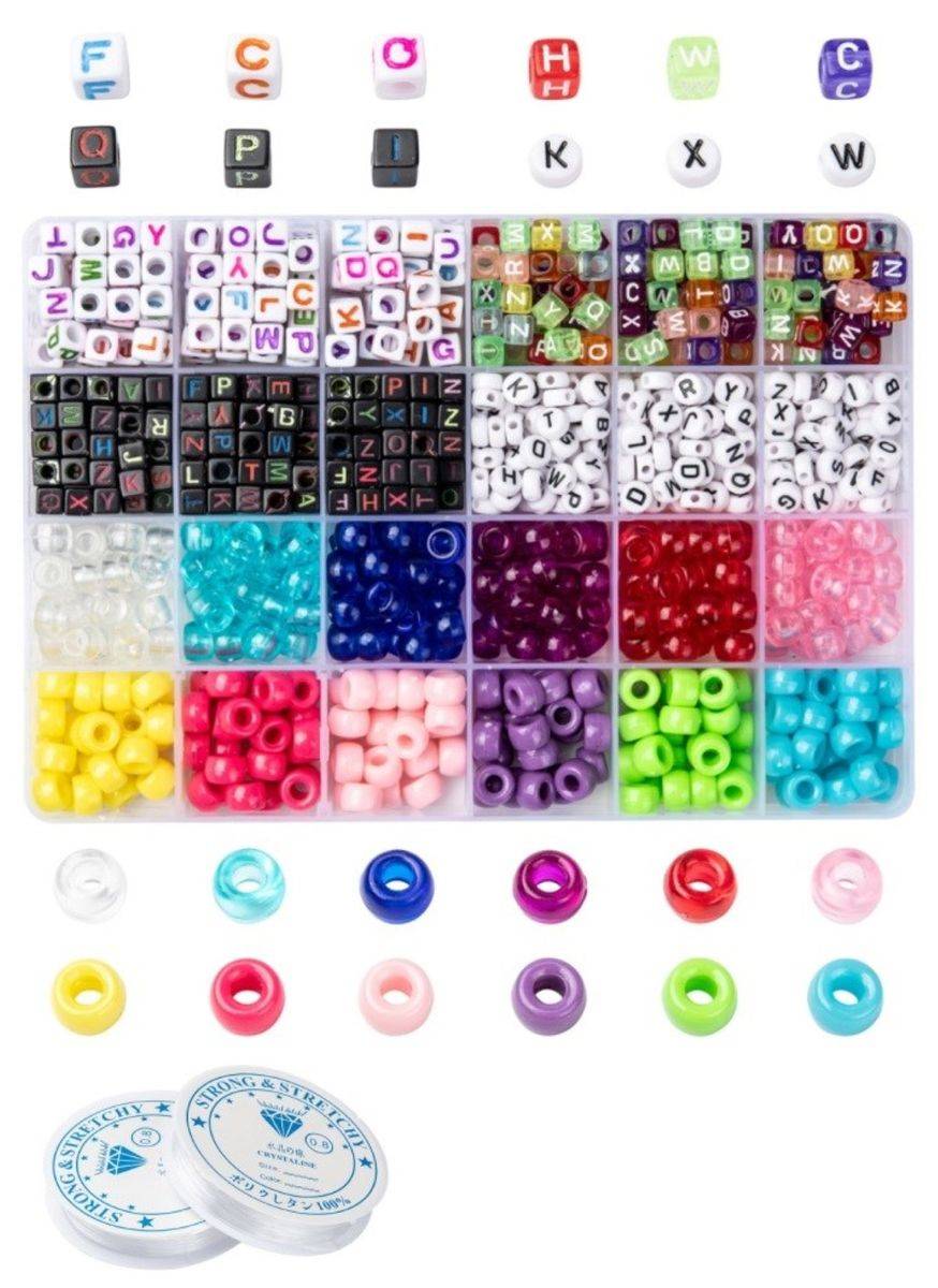 Sadingo Acrylperlen Set mit Aufbewahrungsbox Neuheiten