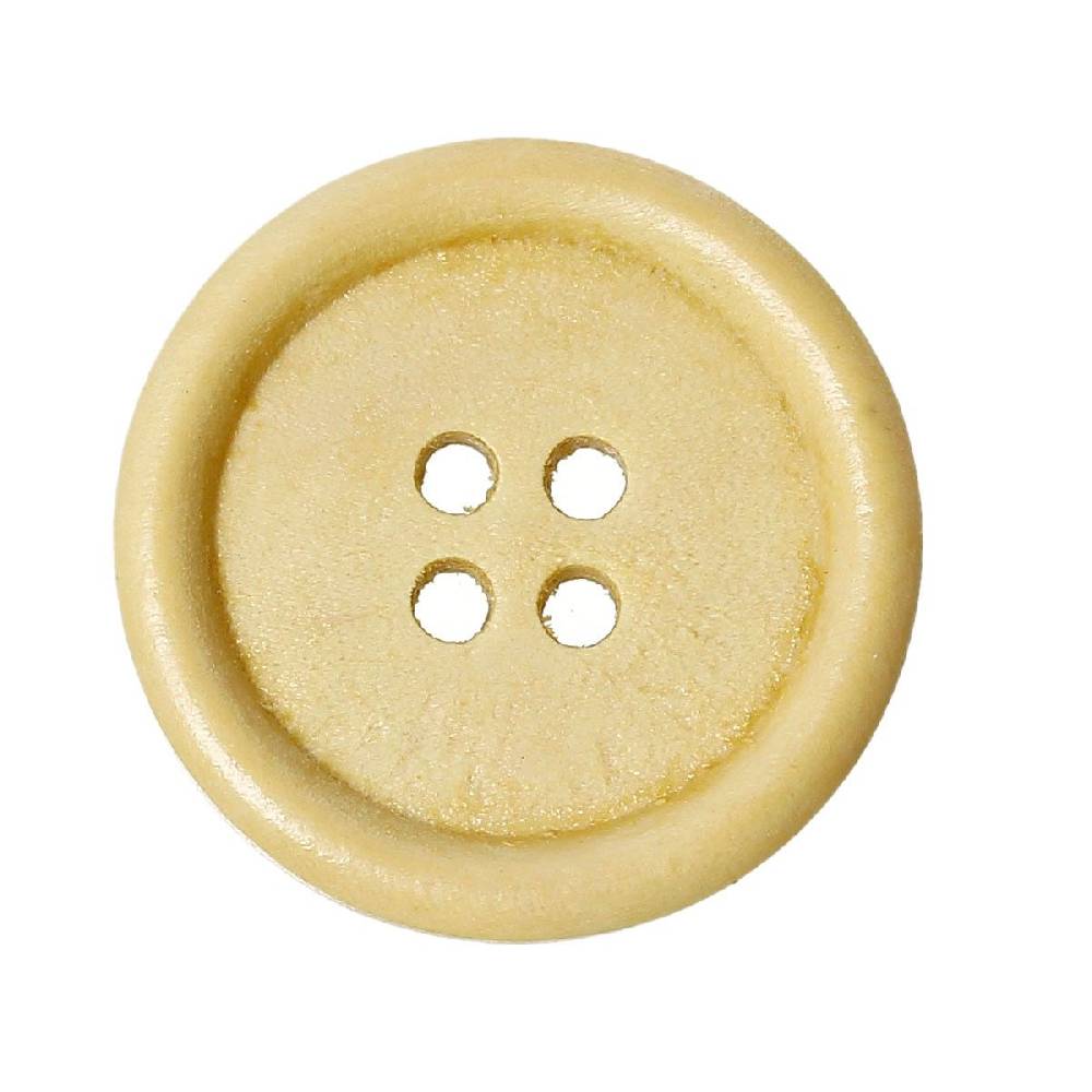 Sadingo Holzknöpfe / 50 Stk. / Ø 2,3 cm Zeitbegrenzte Promotion
