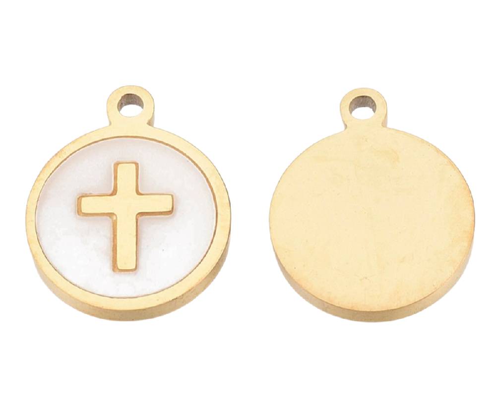 Sadingo Kleine Anhänger Edelstahl, 2 Stück 12x10mm, Motiv wählbar Begrenzt auf 3 Tage