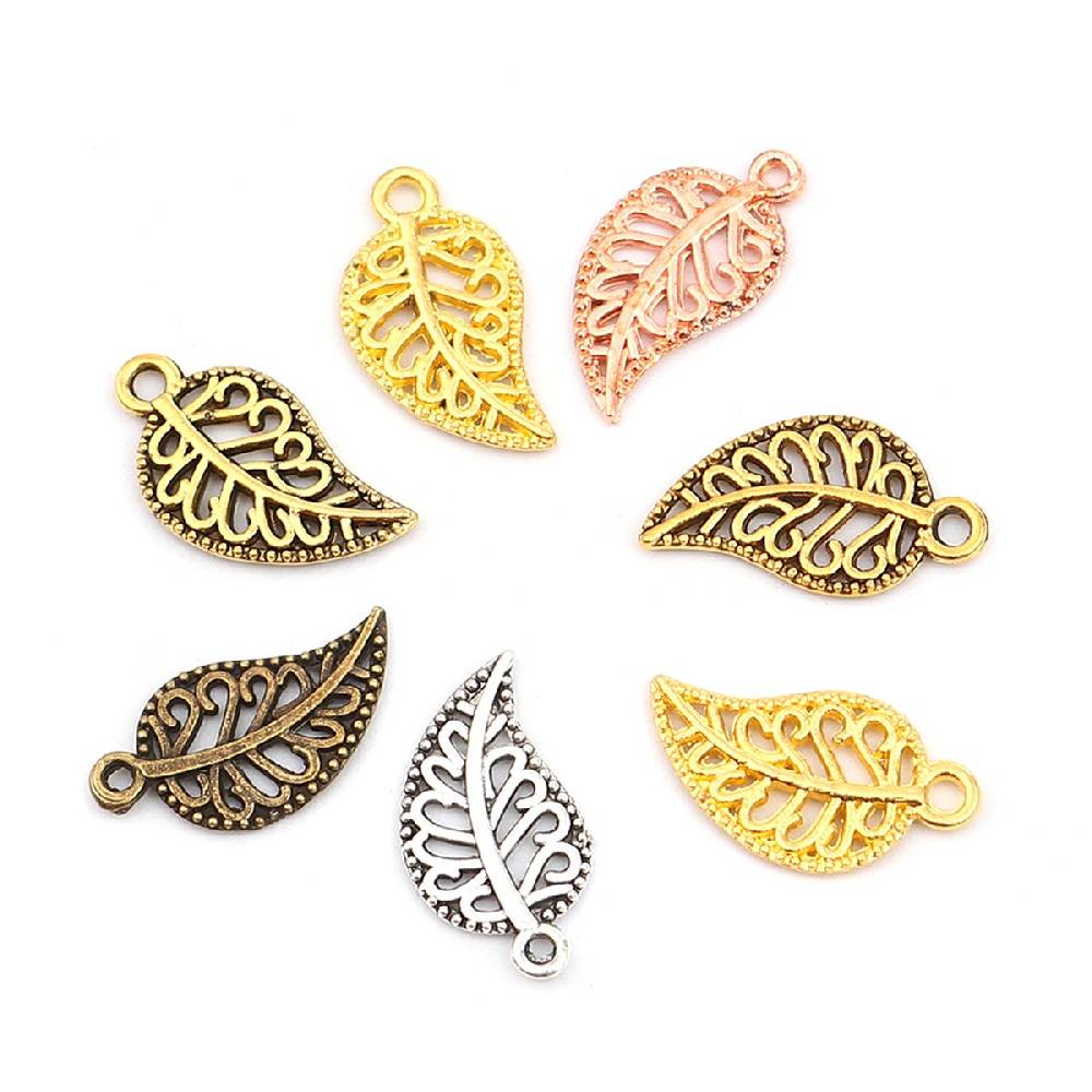 Sadingo Schmuckanhänger Set Blatt, 210 Stück, 19x10 mm Online