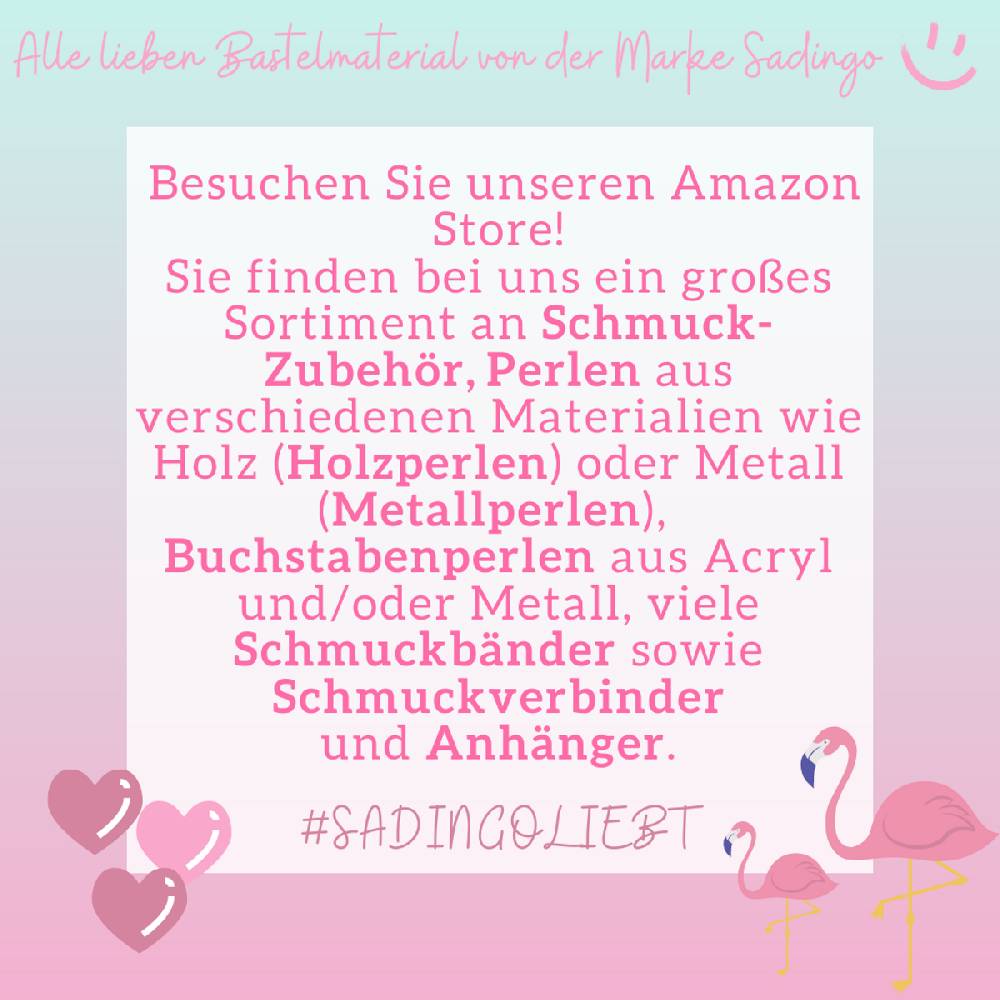 Sadingo Schmuckverbinder Blume des Lebens | 10 Stück, 13mm Kostenloser Versand