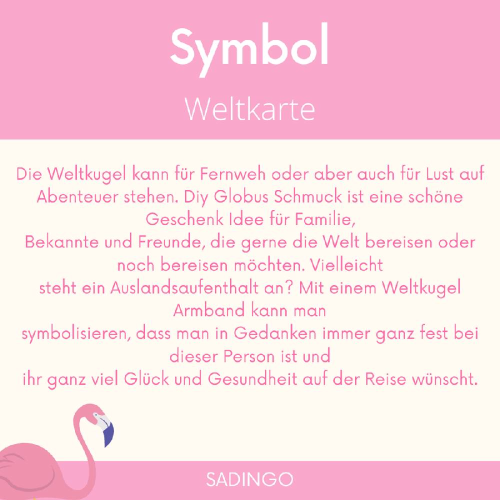 Sadingo Schmuckverbinder Weltkugel | 20 x 15 mm, 10 Stk., Edelstahl Fabrik Onlineshop