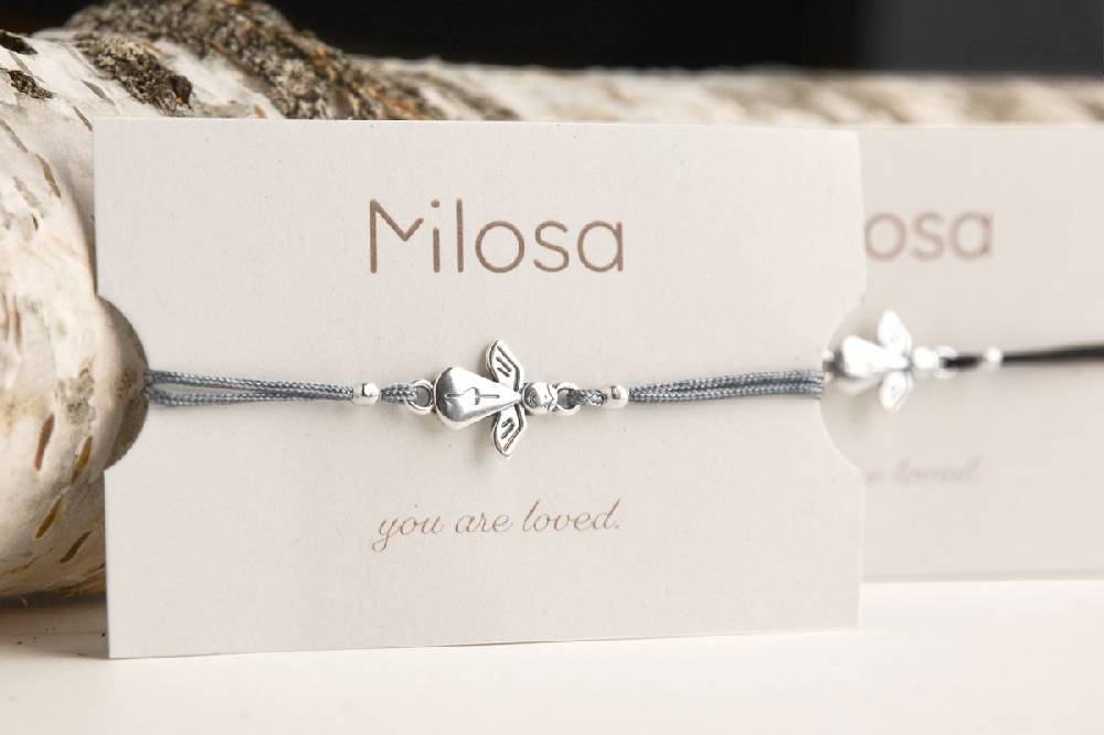 Sadingo Schutzengel Armband Geschenk für Damen (größenverstellbar) Weihnachtsangebot