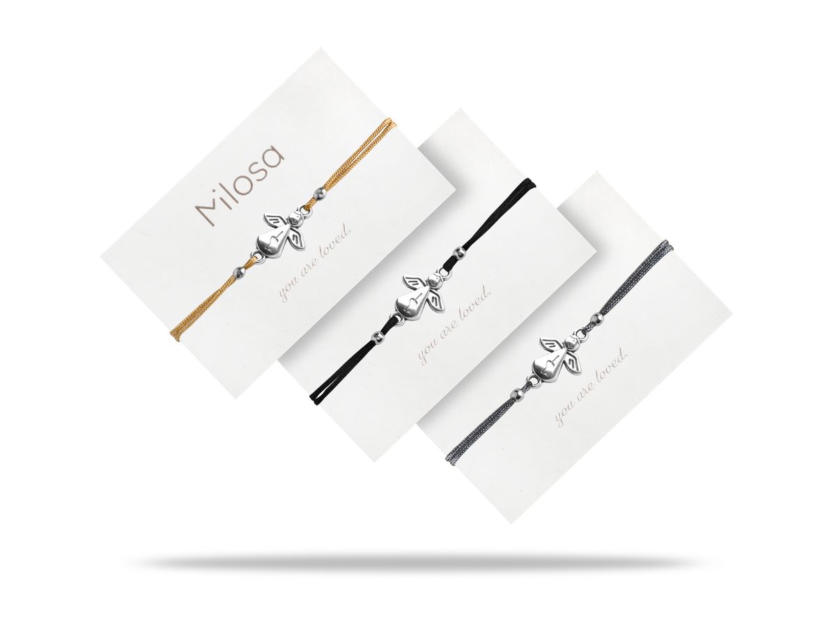 Sadingo Schutzengel Armband Geschenk für Damen (größenverstellbar) Weihnachtsangebot