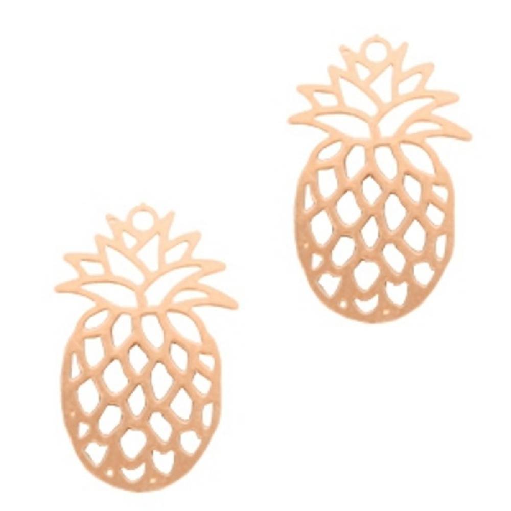 Sadingo Schmuckanhänger Ananas 19 x 12 mm, 2 Stück JETZT KAUFEN