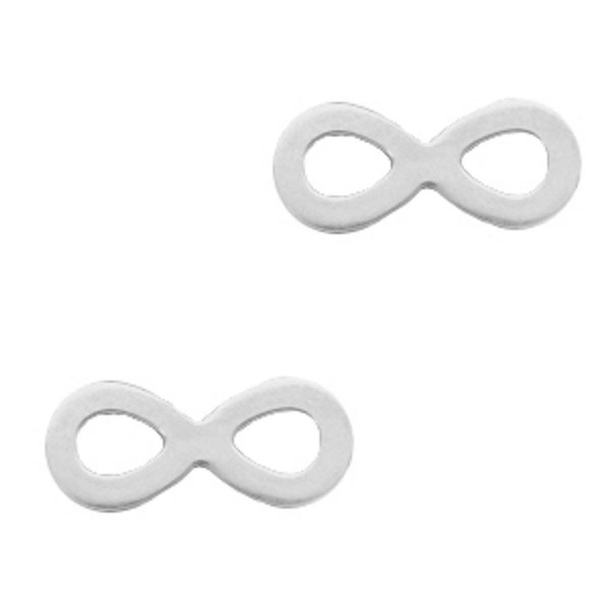 Sadingo Schmuckverbinder Infinity | 5 Stück, 11x5 mm Letzter Tag