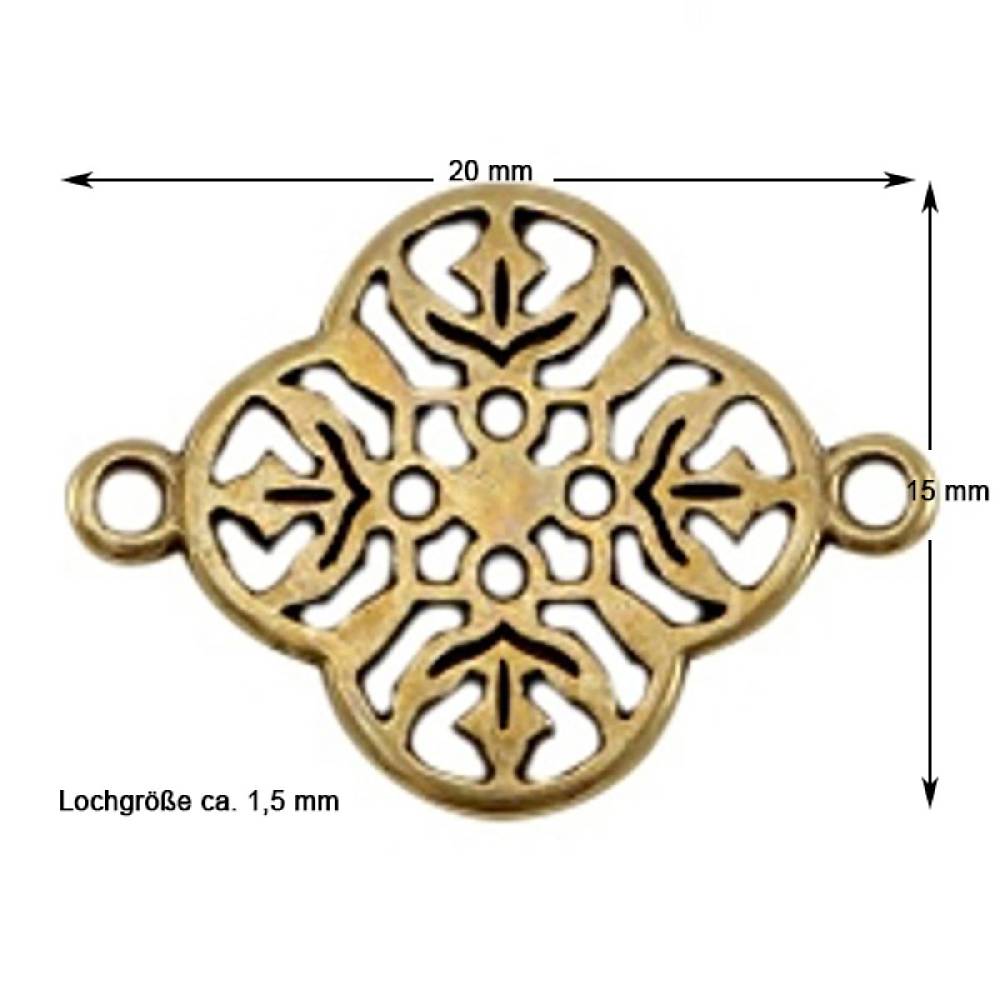Sadingo Schmuckverbinder Bohemian | 20x15 mm Bis zu 60% Rabatt