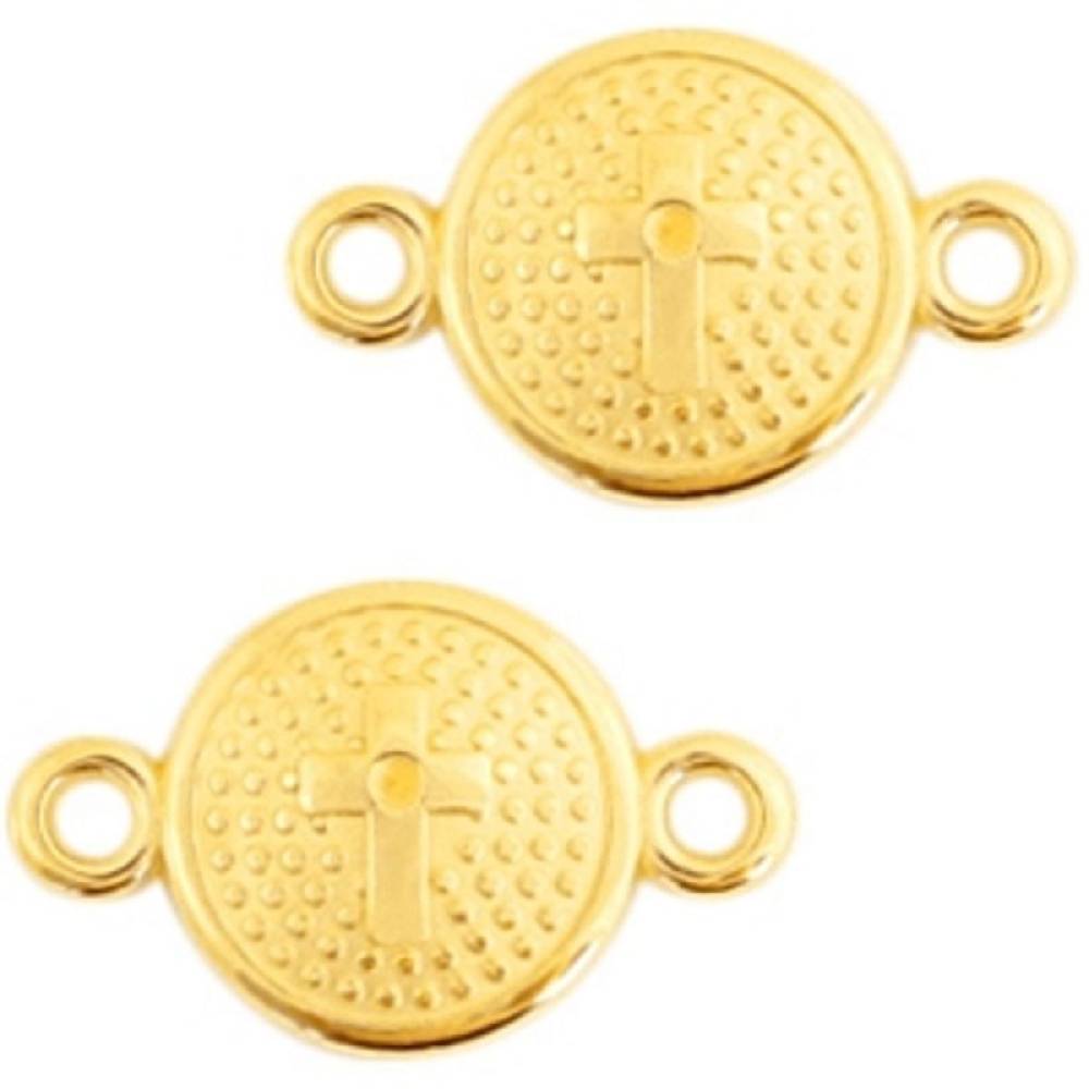 Sadingo Schmuckverbinder mit Kreuz, 20 x 14 mm Clearance-Verkauf