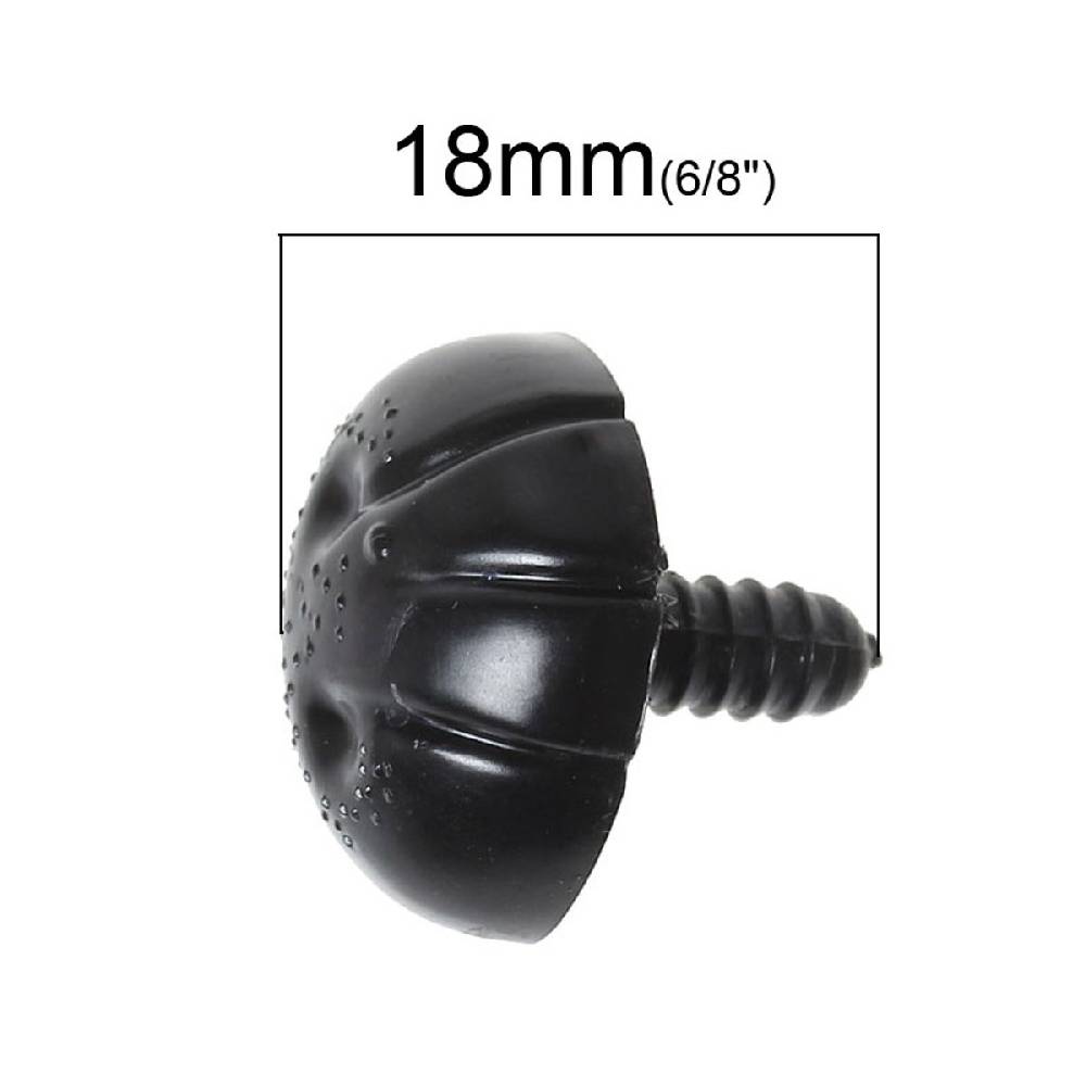 Sadingo Teddynasen Acryl, zum Basteln, 25 Stück 23 x 17 mm Angebote