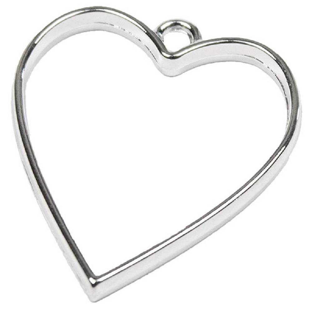 Sadingo Schmuckanhänger Herz - 10 Stück - 34 x 30 mm Fabrikpreis