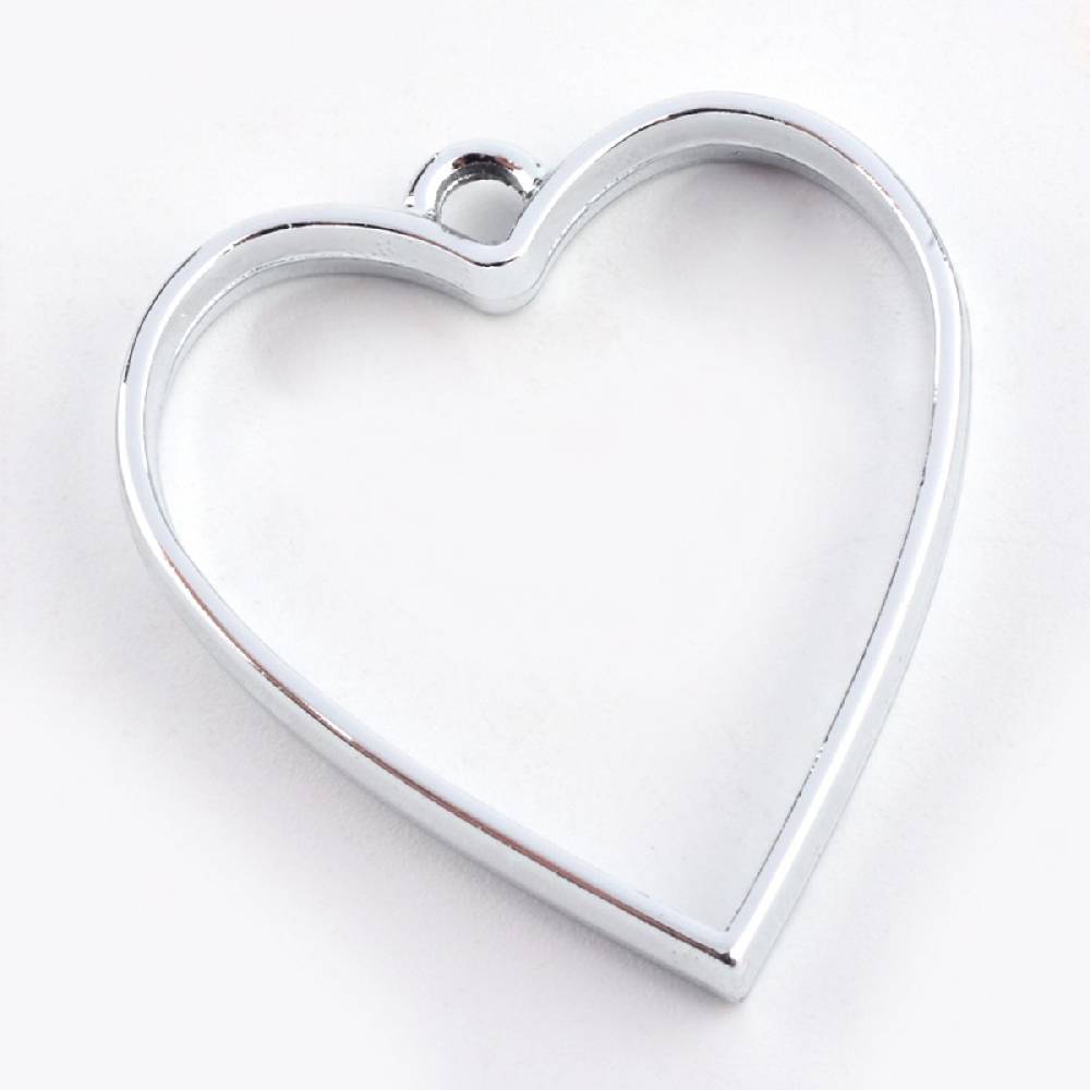 Sadingo Schmuckanhänger Herz - 10 Stück - 34 x 30 mm Fabrikpreis