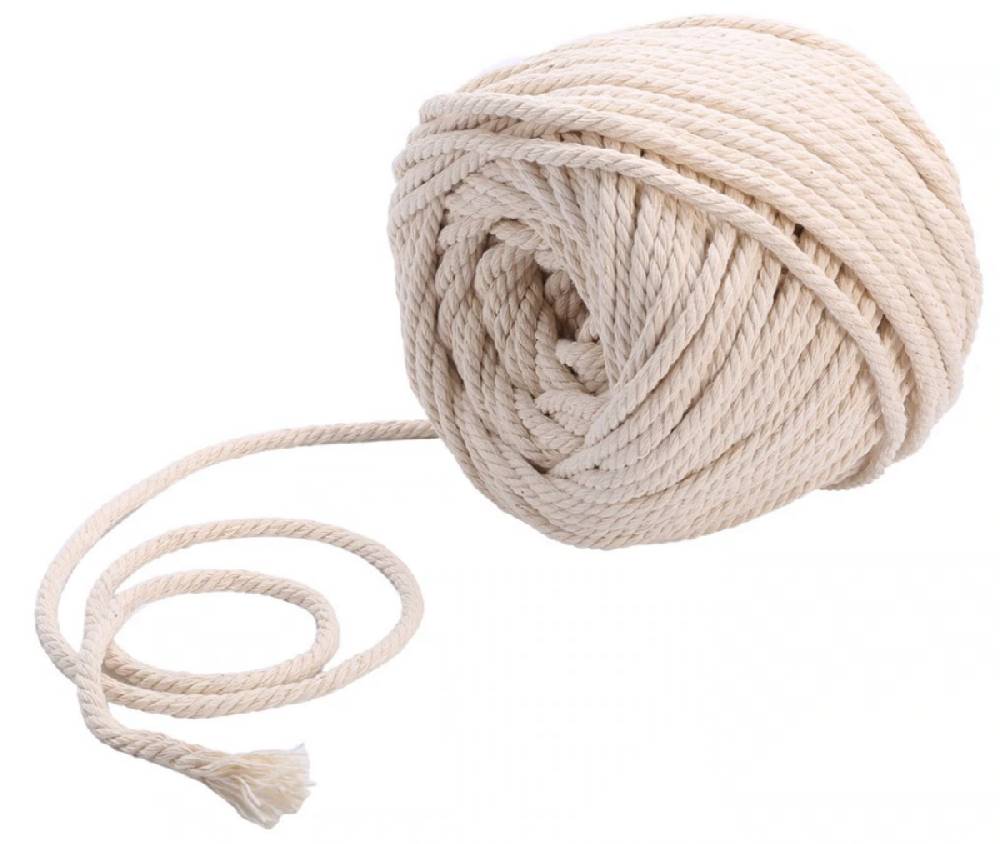 Sadingo Baumwollkordel gedreht in Off White, 20 Meter Flash Sale