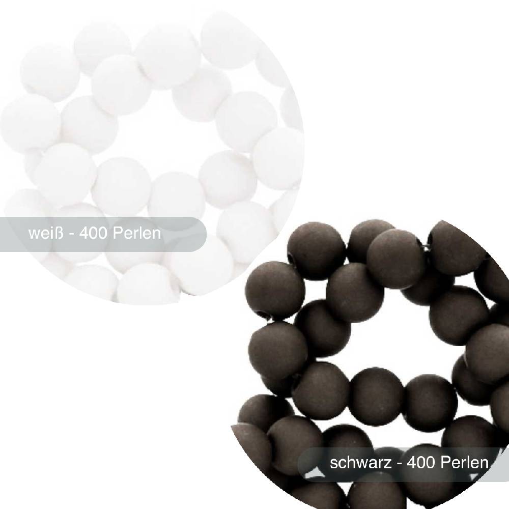 Sadingo Acrylperlen matt | 400 Stück, 8mm Black Friday