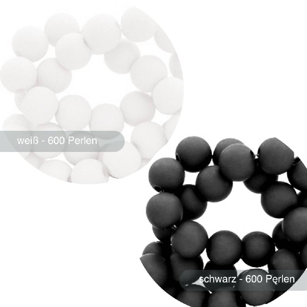 Sadingo Acrylperlen matt | 600 Stück, 6mm Cyber Monday