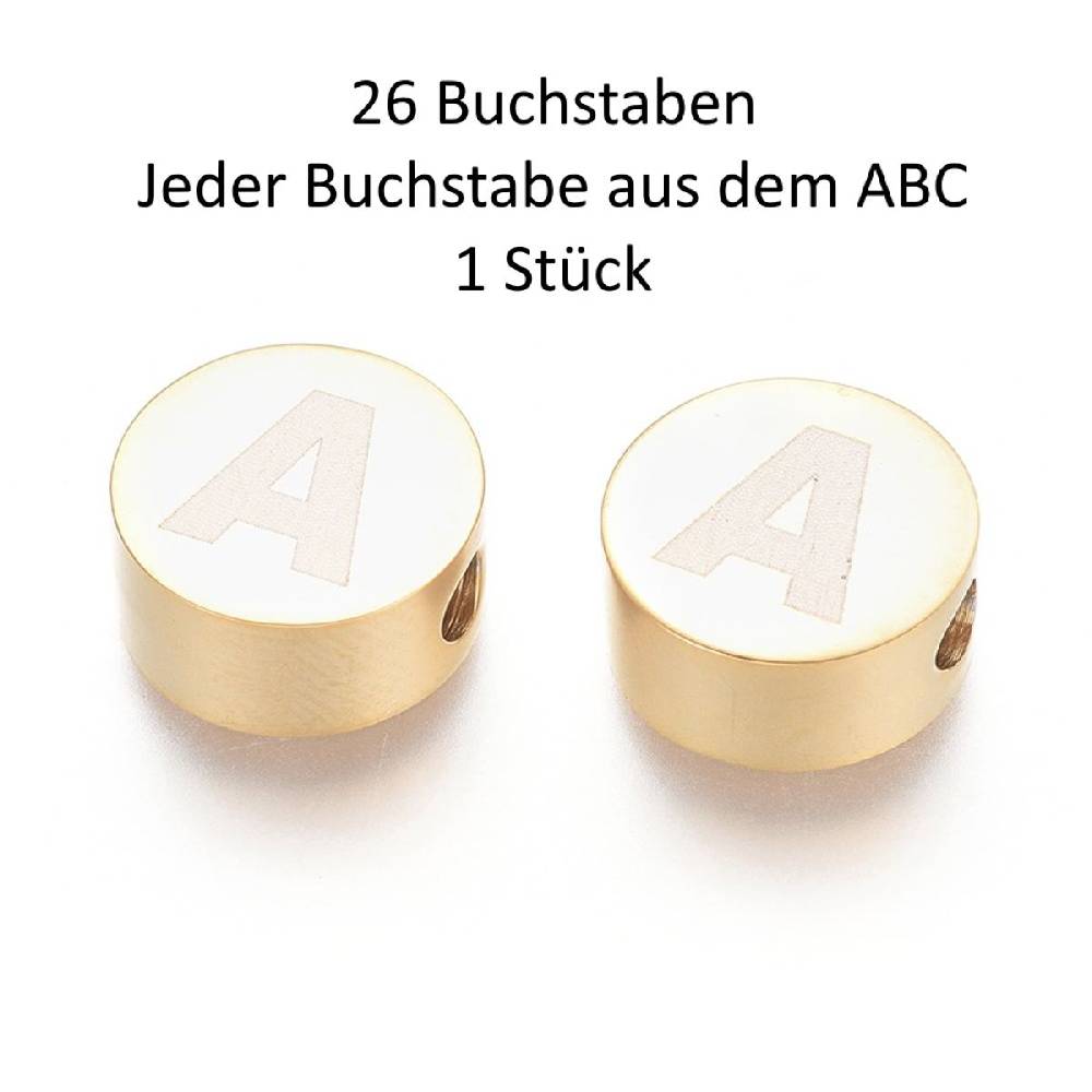 Sadingo Buchstabenperlen | 26 Stück, 10mm Valentinstagsangebot
