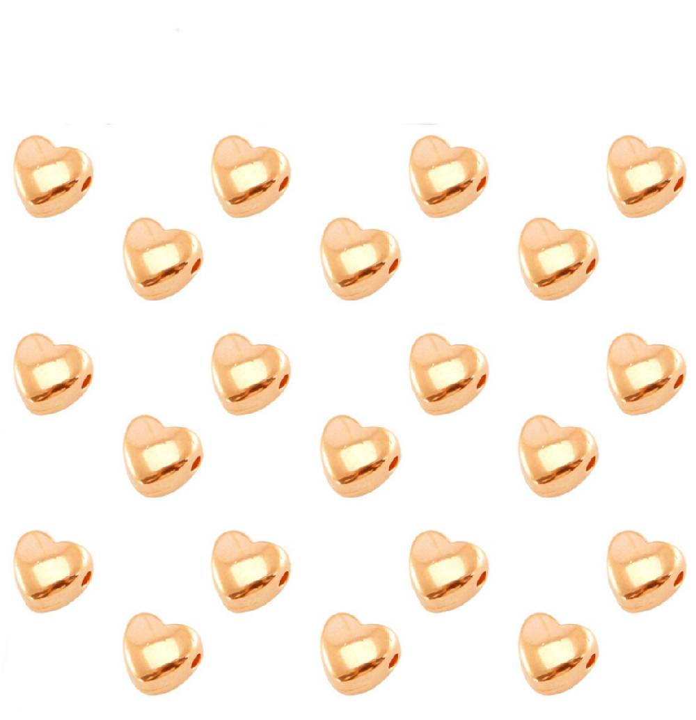 Sadingo Metallperlen | Herz-Perlen 6mm Kostenlose Rückgabe
