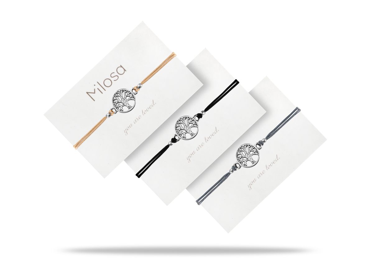 Sadingo Milosa Lebensbaum Armband Damen (verstellbar) Kostenloser Versand international