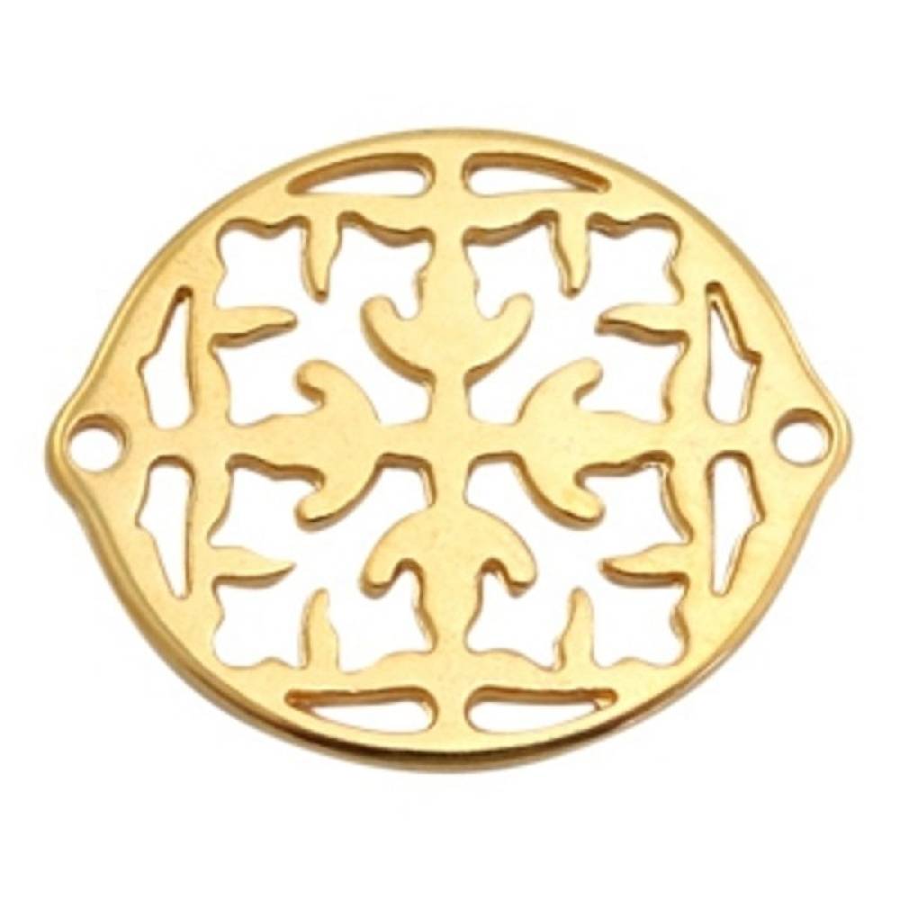 Sadingo Schmuckverbinder Ornament | 31x26 mm Fabrikverkauf