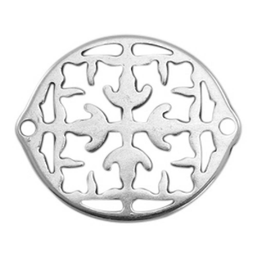 Sadingo Schmuckverbinder Ornament | 31x26 mm Fabrikverkauf