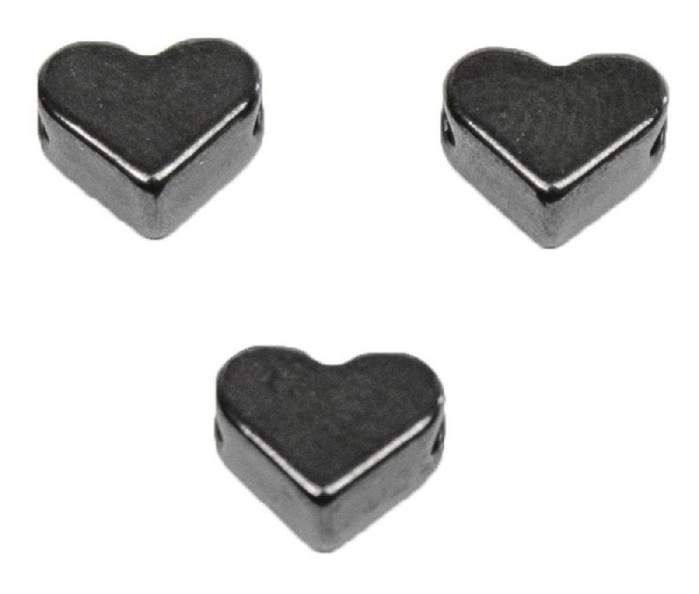 Sadingo Metallperlen | 15 Stück, 6mm, Herzperlen aus DQ Metall Online Shopping