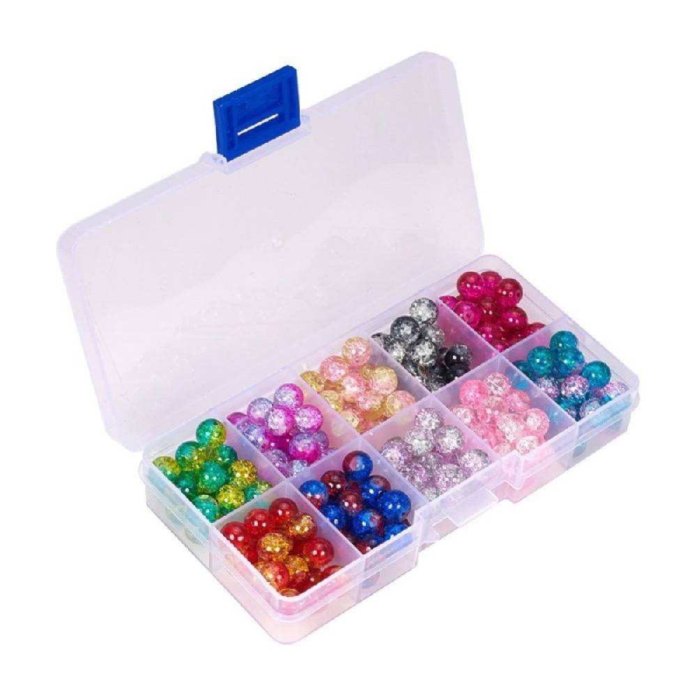 Sadingo Glasperlen mit Box, Bunte Perlen zum Basteln Cyber Monday
