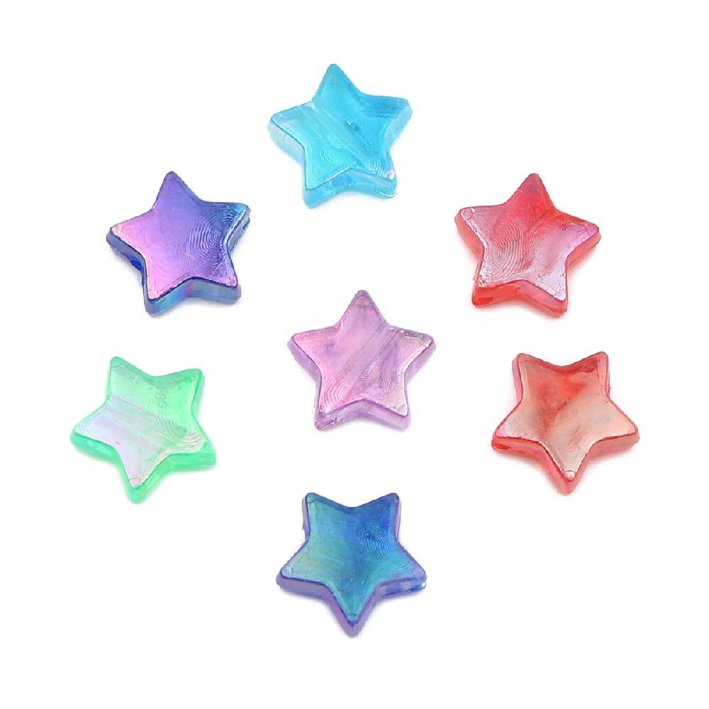 Sadingo Acrylperlen Sternperlen | 300 Stück, 11mm Exklusive Angebote