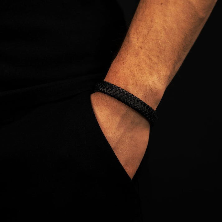 Save Brave Geflochtenes Lederarmband Harry Fabrikladen