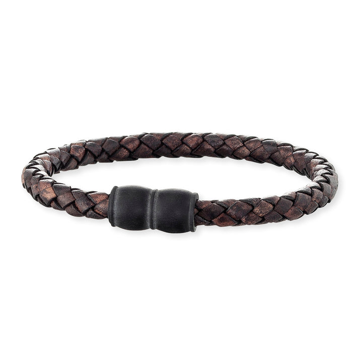 Save Brave Lederarmband Aaron mit Carbonperlen Rabatte dieses Monats