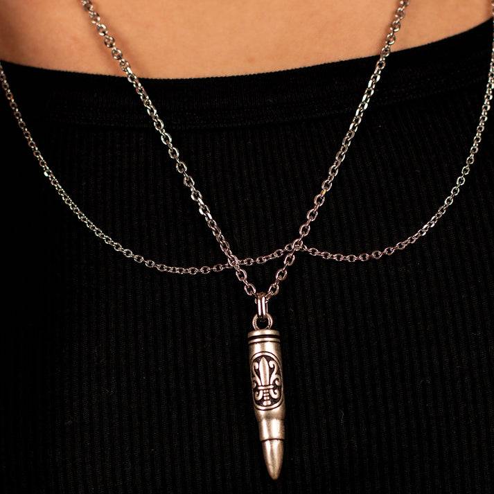 Save Brave Halskette Bullet mit Anhänger Patrone im Angebot