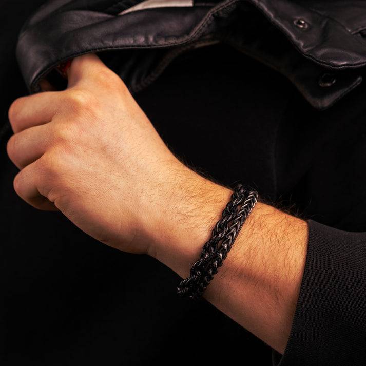 Save Brave Gliederarmband Justin aus Edelstahl Saisonschlussverkauf
