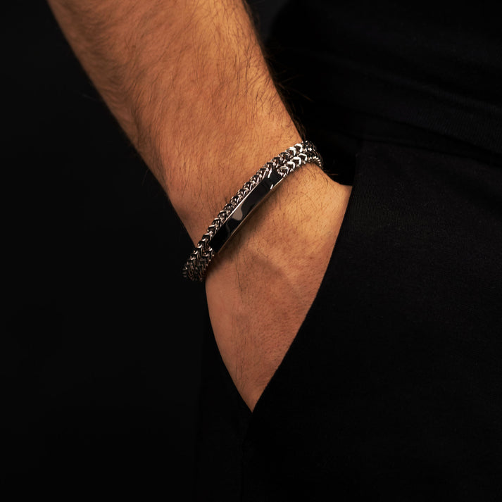 Save Brave Wickelarmband Stanley aus Edelstahl Jubiläumsangebot