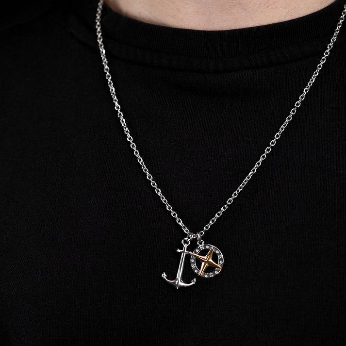 Save Brave Ankerkette mit Anhängern Anchorpolar - Farbe Silber und Gold JETZT KAUFEN