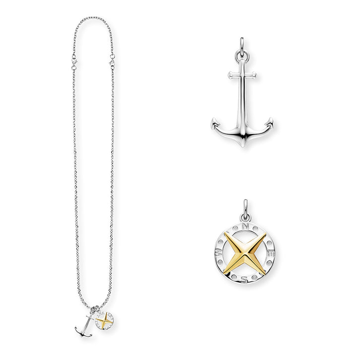 Save Brave Ankerkette mit Anhängern Anchorpolar - Farbe Silber und Gold JETZT KAUFEN