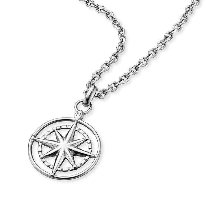 Save Brave Ankerkette mit Anhänger Polaris - Polarstern Silber Bis zu 50% Rabatt